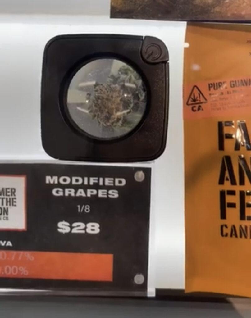 洛杉磯大麻專賣店的大麻樣品