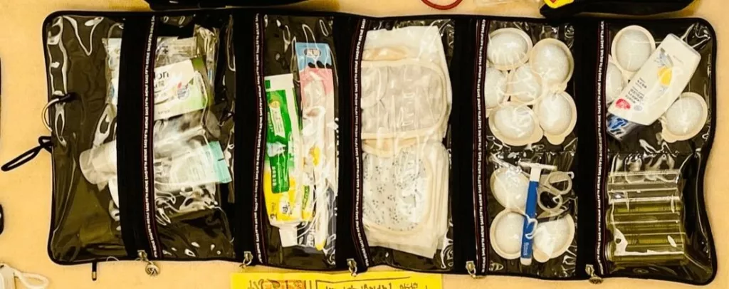 旅行行李打包盥洗用品