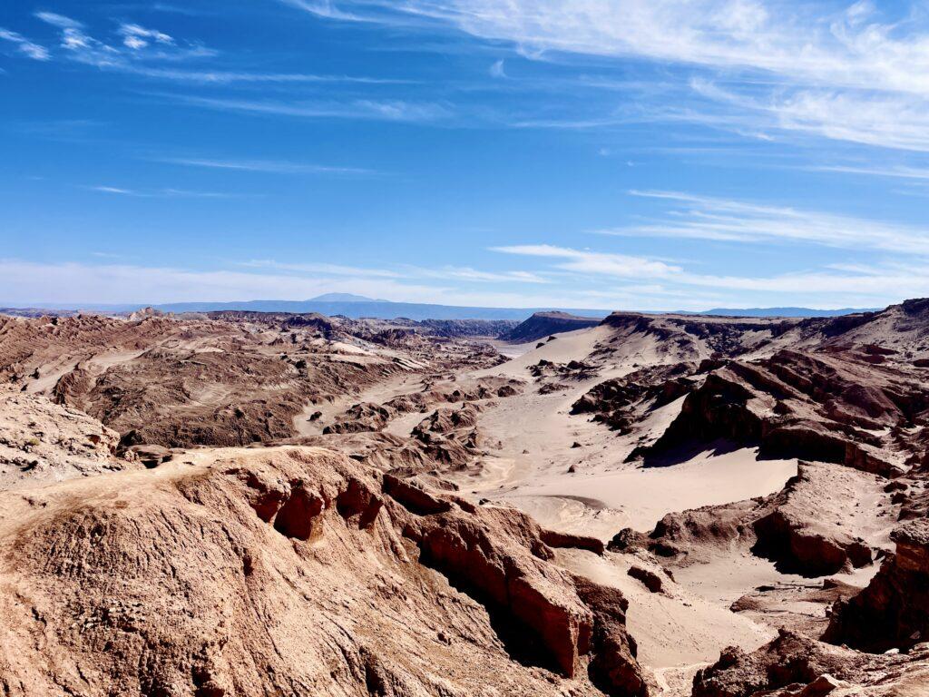 位於智利北段的阿他加馬沙漠(desierto de Atacama)景色